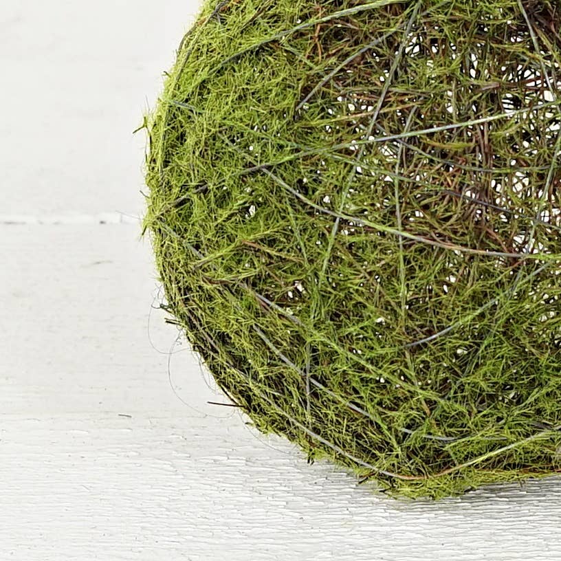 Holiday Depot Inc. - Wholesale Decorative Tabletop Object - M30905- 4in Mossy twig ball1