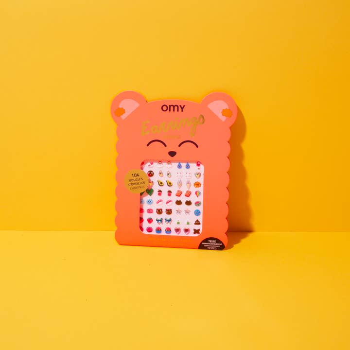 OMY - Wholesale Earrings - Kids - Kids Sticker Earrings - Kawaii