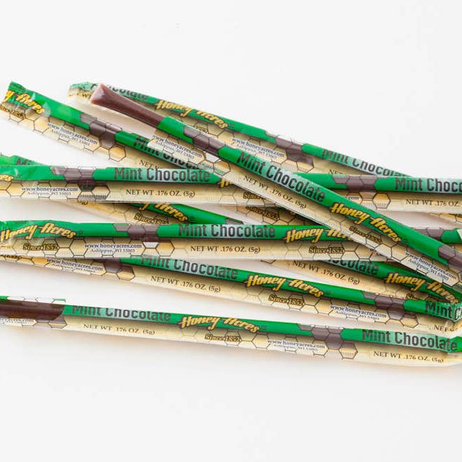 Honey Acres Inc. - Wholesale Honey - Honey Straws - 2,000ct Bulk Boxes - Honey Acres' Wrapper (Ch