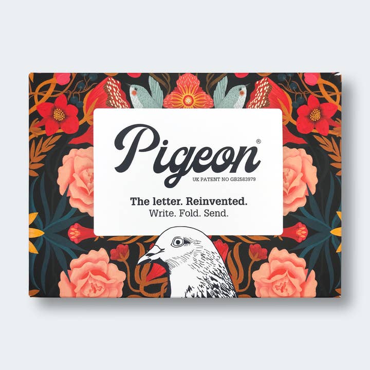 pigeonposted - Wholesale Stationery/Notecard Set - Bright & Beautiful Pigeon letter pack