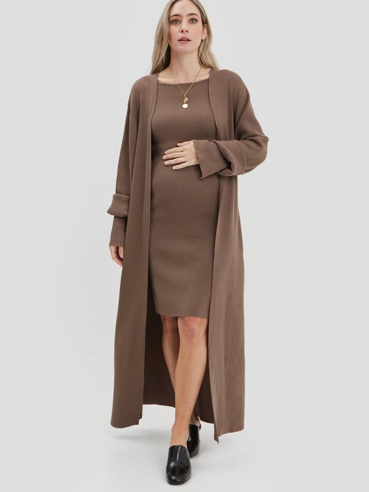 Emaline Cardigan for wholesale by Nom Maternity