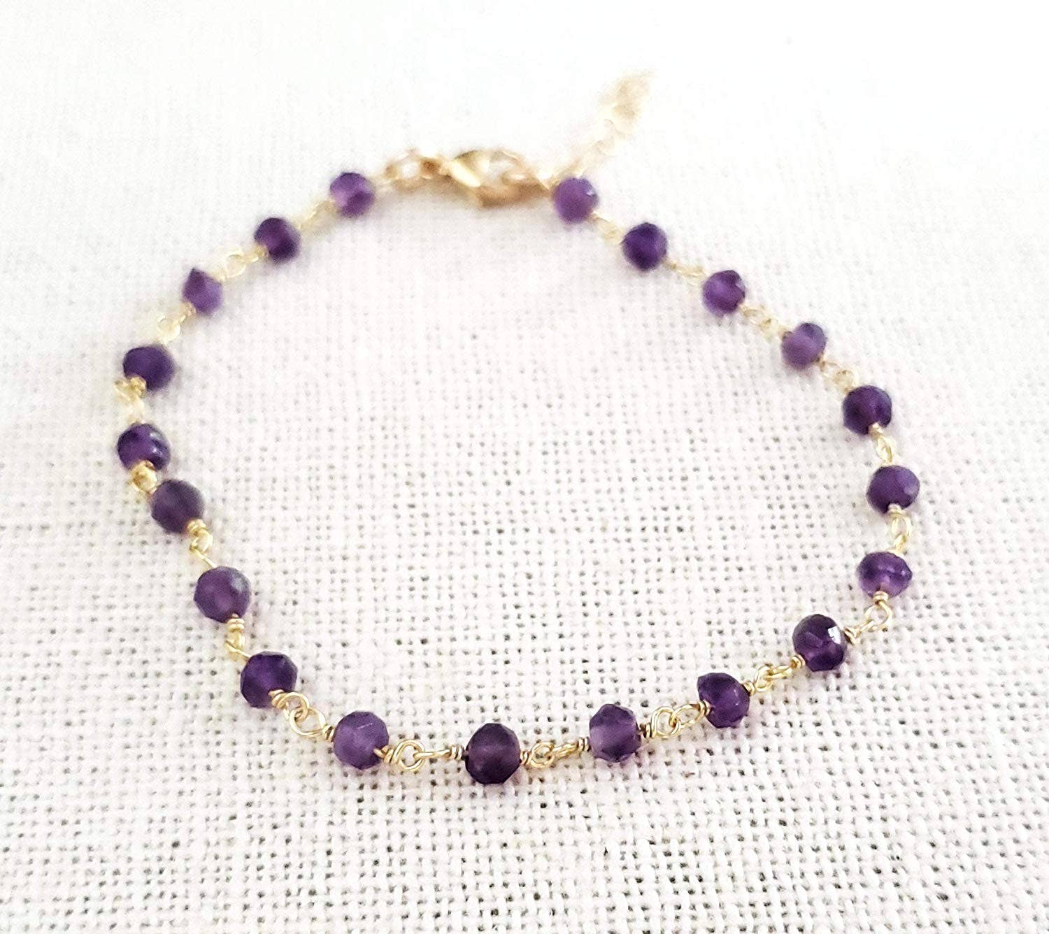 CY Design Studio - Wholesale Beaded Bracelet - Amethyst Bracelet1
