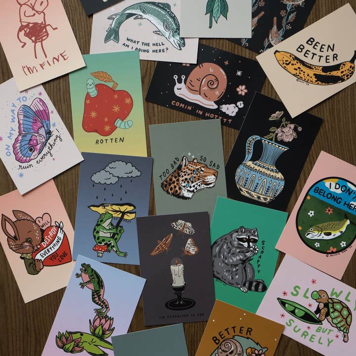 Stay Home Club – wholesale Postcard set – SHC Part 2 - 20 Postcard Pack