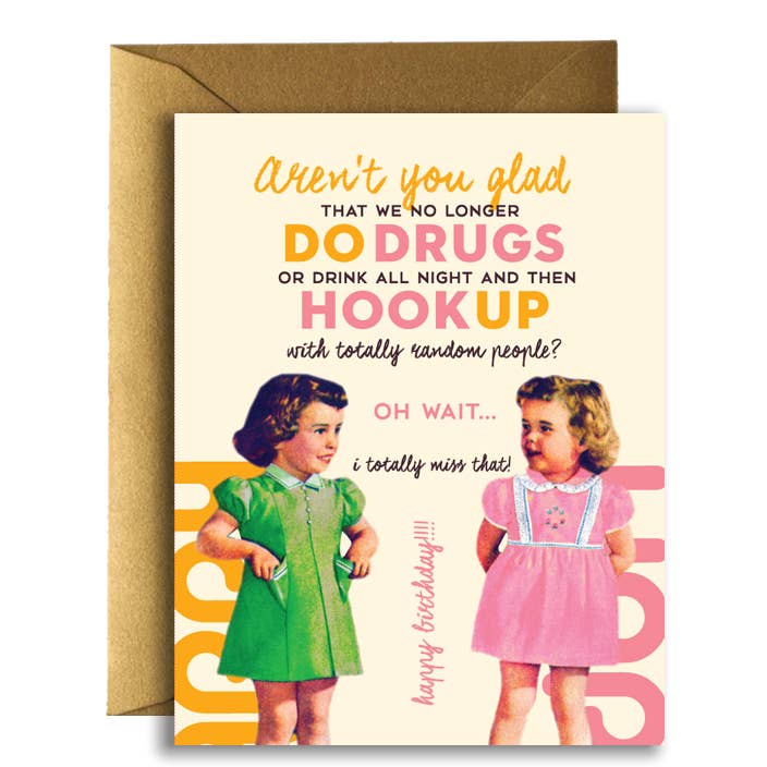 offensivedelightful - Wholesale Birthday Card - DO DRUGS! birthday card1
