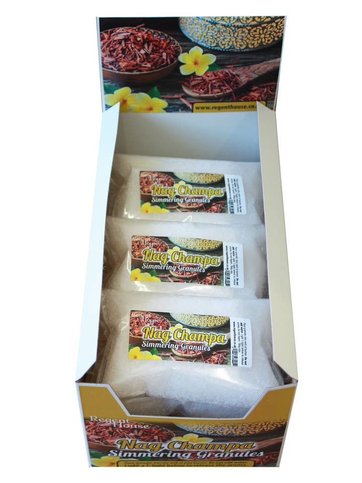 Nag Champa Simmering Granules for wholesale by Regent House