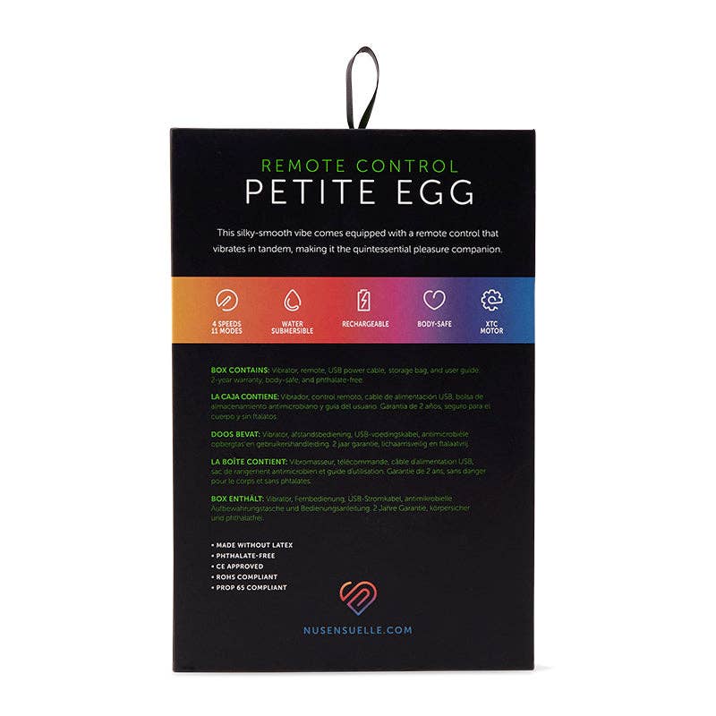 Nu Sensuelle - Wholesale Sex Toy - Remote Control Petite Egg8