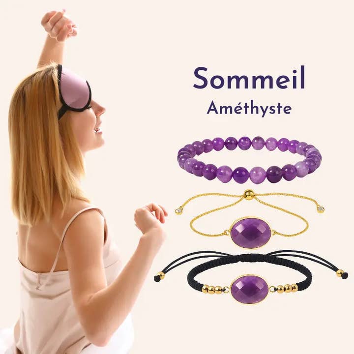 Amethyst Sleep Bracelet for wholesale by L'Atelier d'Eva