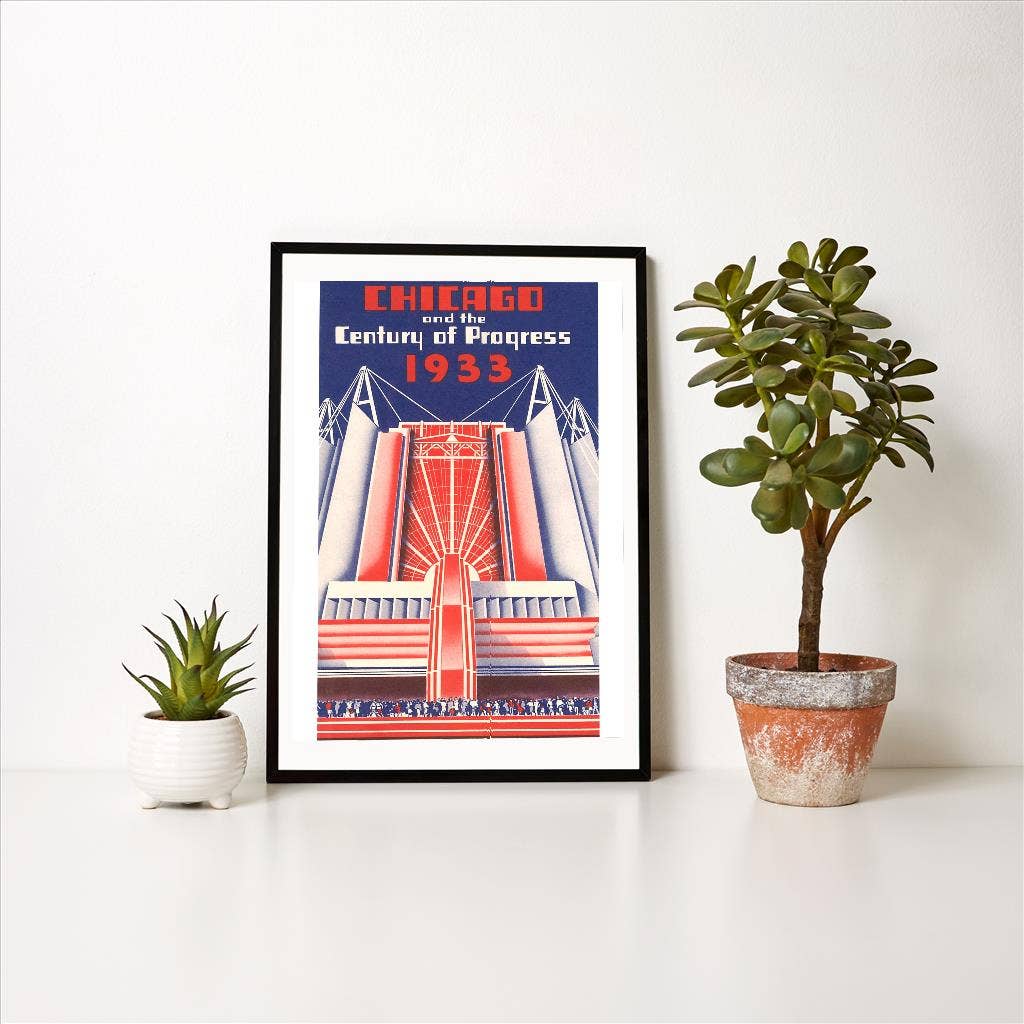 Found Image Press - Wholesale Art Print - Art Print CH-548 Travel Poster, Chicago World's Fair1