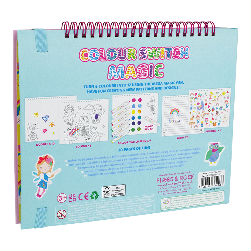 Floss and Rock - UK/EU – Engroshandel Malebog - Børn og baby – Regnbuefe Troldfarve Skift Magi4
