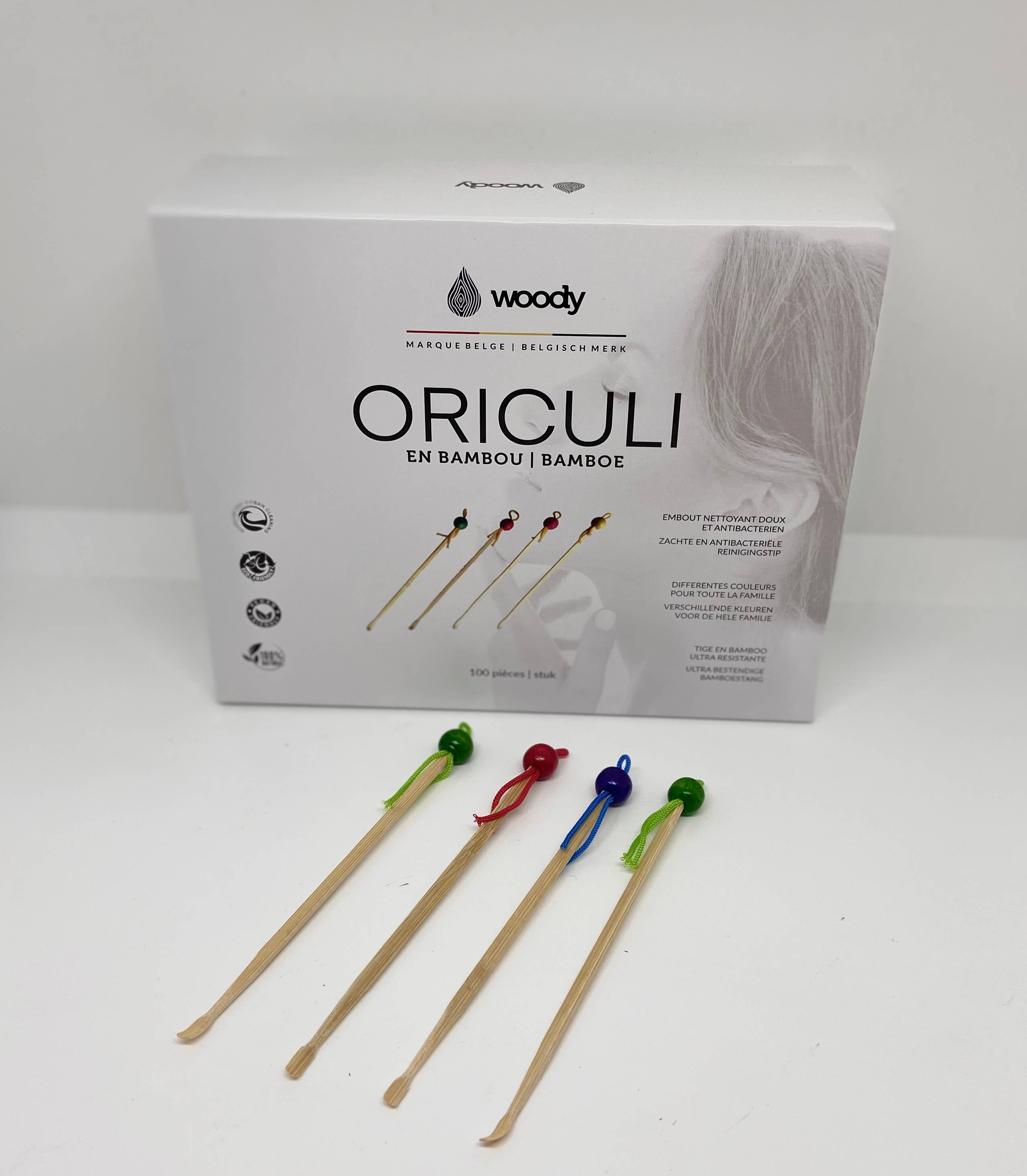 Woody - Wholesale Cotton Swab/Q-Tip - WOODY ORICULI - 100 pieces for sale in bulk1