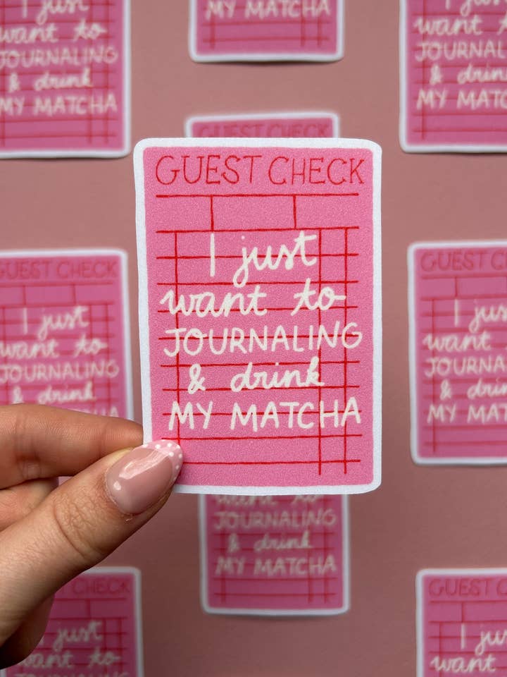 Matcha XL Sticker List for wholesale by Nany Craft Shop