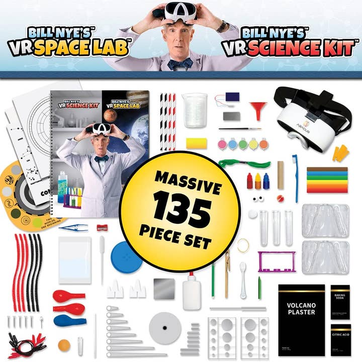 Abacus Brands, Inc. - Wholesale DIY Craft Kit - Kids - Bill Nye Bundle Pack - VR Space Lab & Science Kit