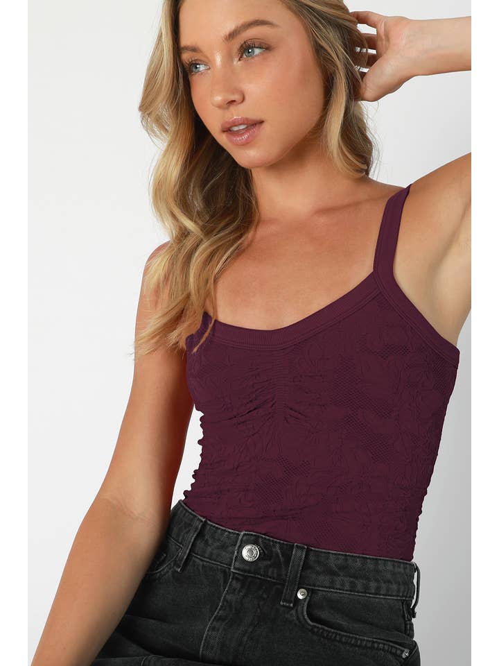 NIKIBIKI - Wholesale Knit Top - Women's - NS8318 - Lace V Neck Top8