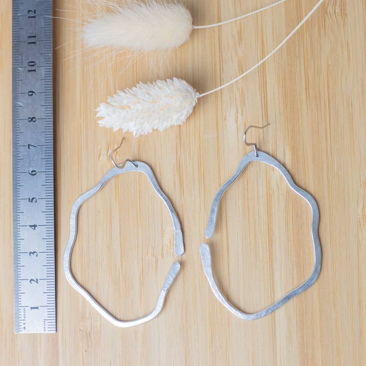 Liniata - Wholesale Dangle Earrings - beautiful silver graphic earrings2