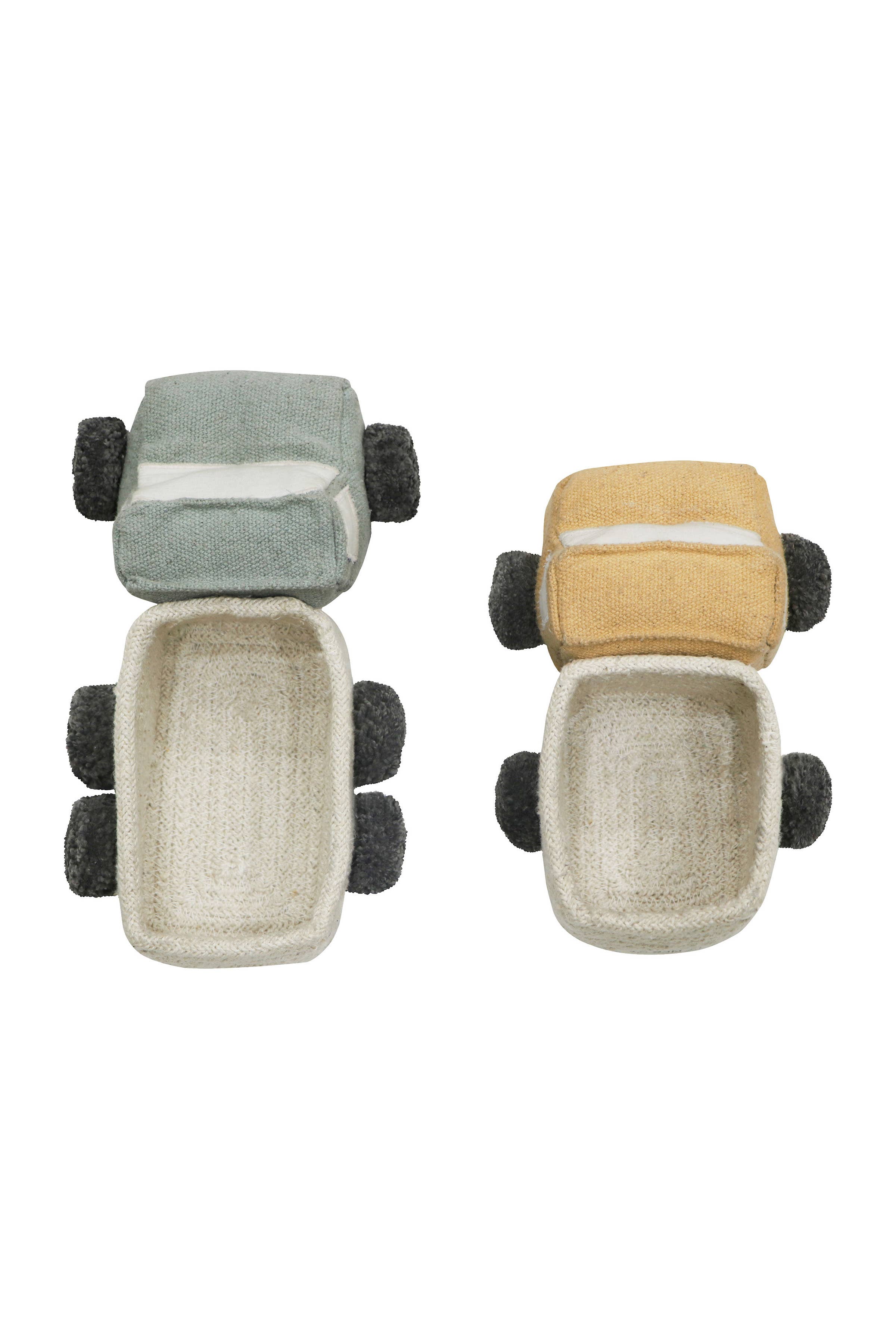 Lorena Canals - Wholesale Basket - Kids & Baby - Set of mini baskets Truck2