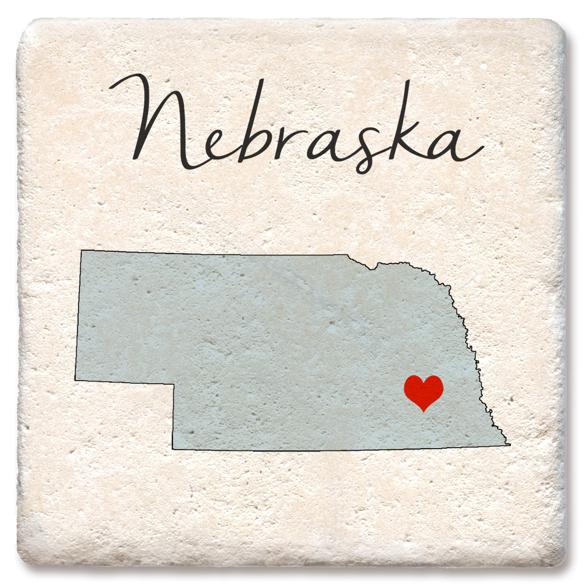 Tipsy Coasters & Gifts – wholesale Underlägg – Personlig coaster med hjärtsilhuett av din stad och delstat12