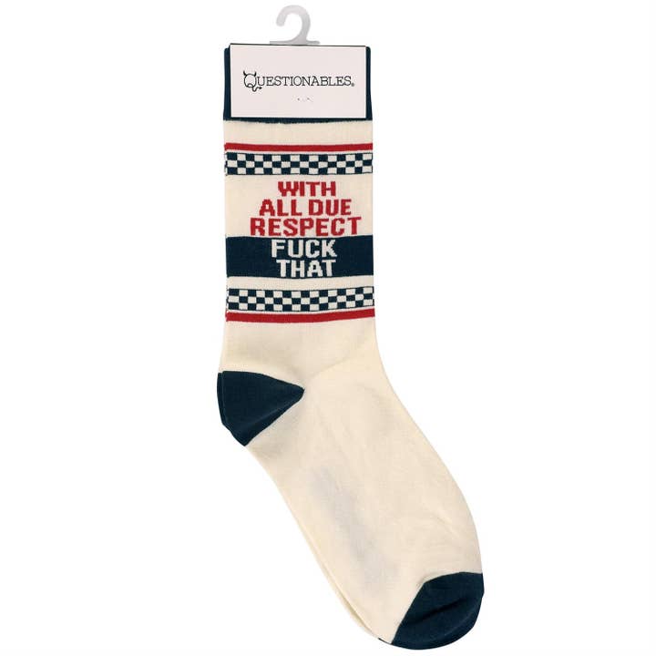 Questionables - Wholesale Socks - Unisex - All Due Respect Socks4