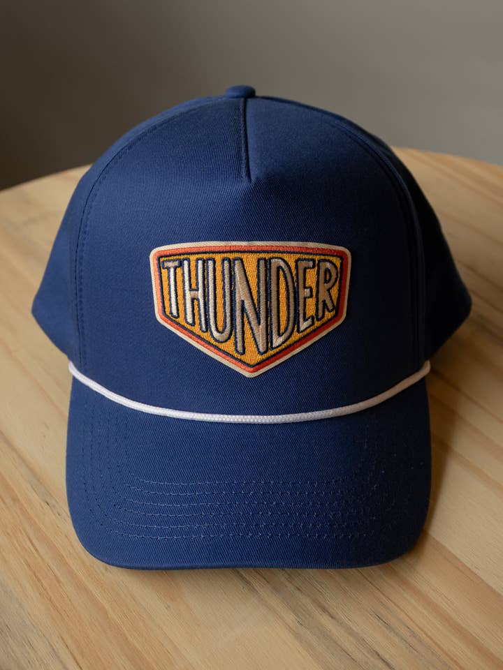 Hang The Banner Patch Hat - Oklahoma City Thunder for wholesale by Shop Good