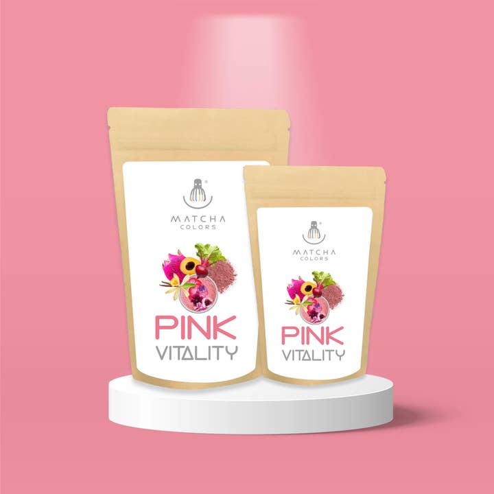 Matcha Colors - Vente Thés santé/détox - Matcha rose - Vitalité rose