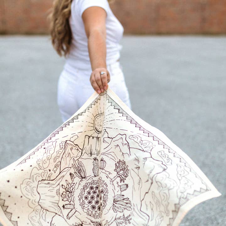 Handker Bandanas - Wholesale Bandana - Women's - No. 068 Desert