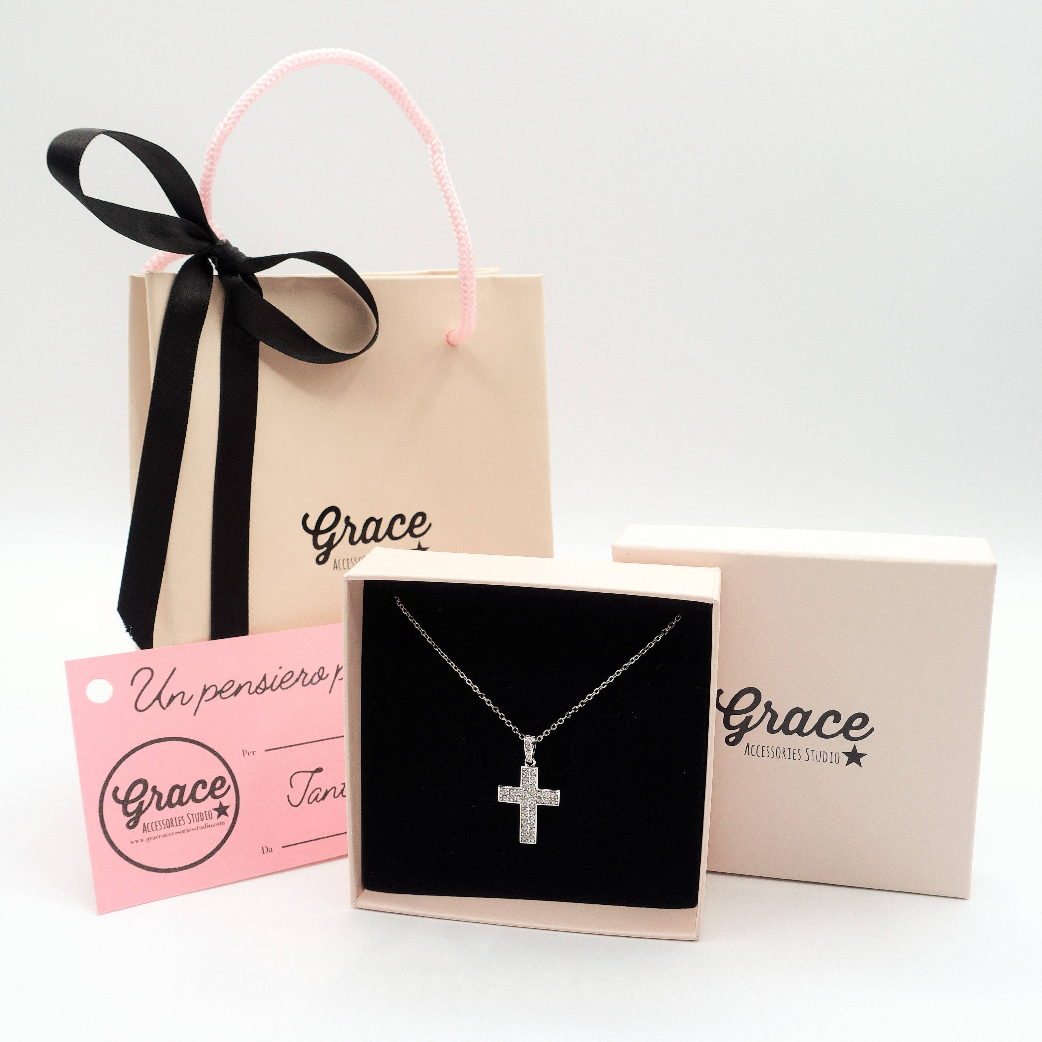 Daemon srls – Caixa de presente por atacado – Conjunto de presente « Grace Studio » com caixa rígida, saco luxo e cartão5