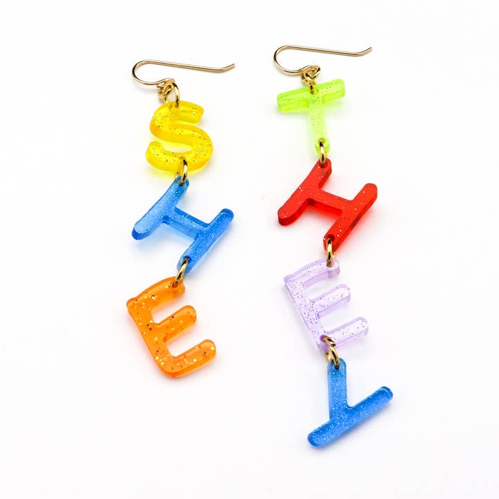 dconstruct - Wholesale Dangle Earrings - Pronoun Earrings1