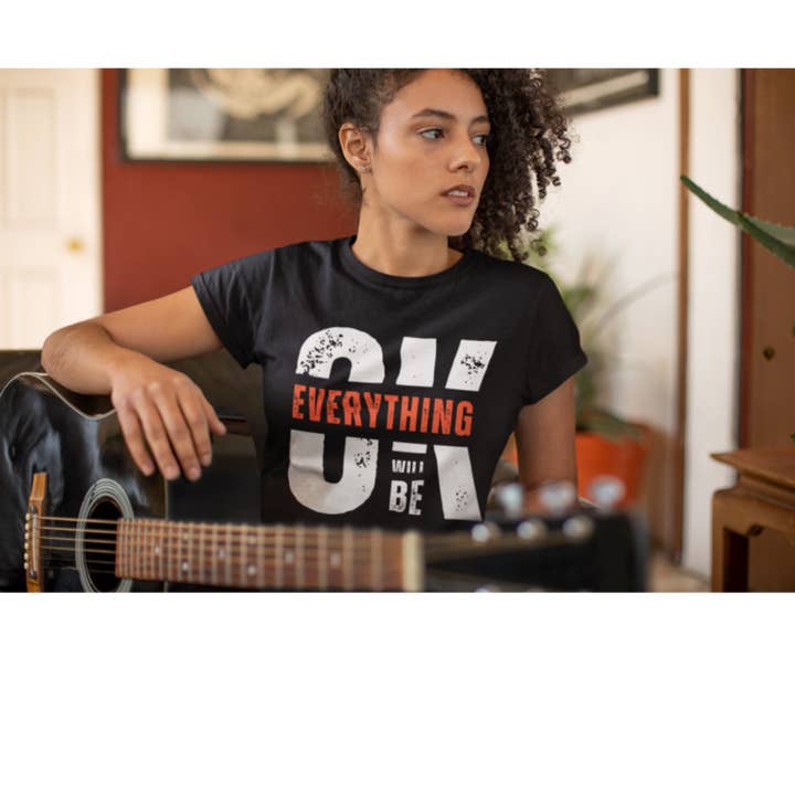 Everything will be OK Tshirt, Mental Health Tee for wholesale by The Wick & Burn