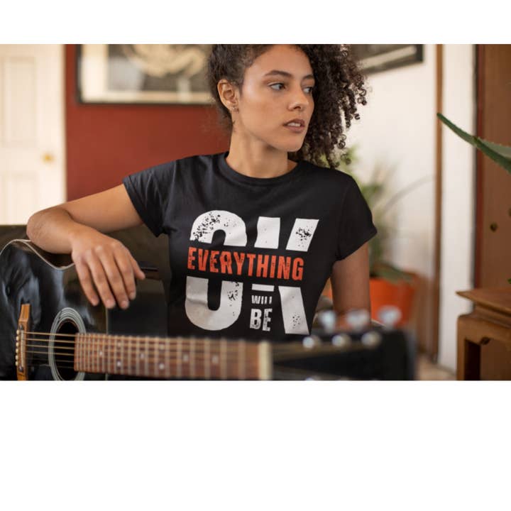 Alles komt goed T-shirt, Geestelijke Gezondheid Tee voor wholesale door The Wick & Burn