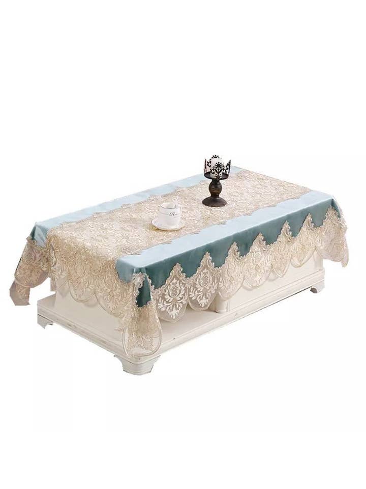 90 x 90 cm Euro-Stil Spitzen-Tischdecke MIS0506 für den Großhandel von Ole