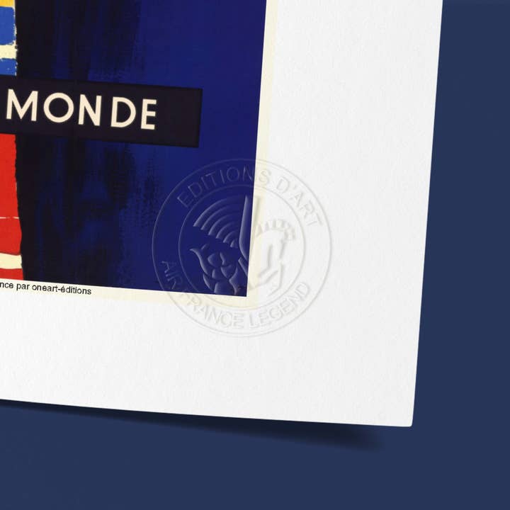 Oneart - Wholesale Poster - Air France Poster / The World's Longest Route - AFL00763