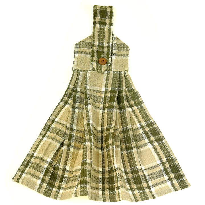 Hanging/Tie Button Towel - Tulsi for wholesale by Accent Linen