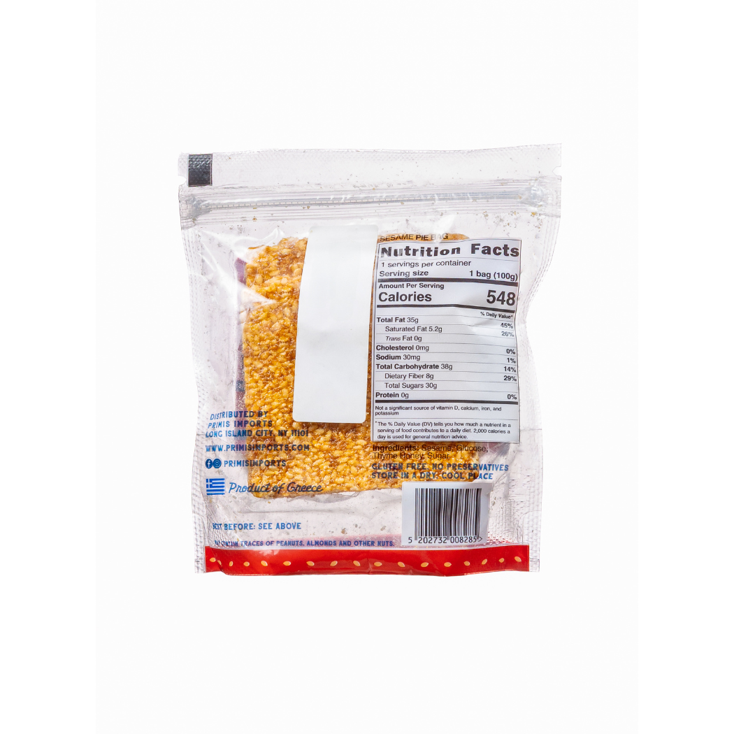 Primis Imports - Vente Nougatines - Pasteli - Nougatine grecque au sésame1