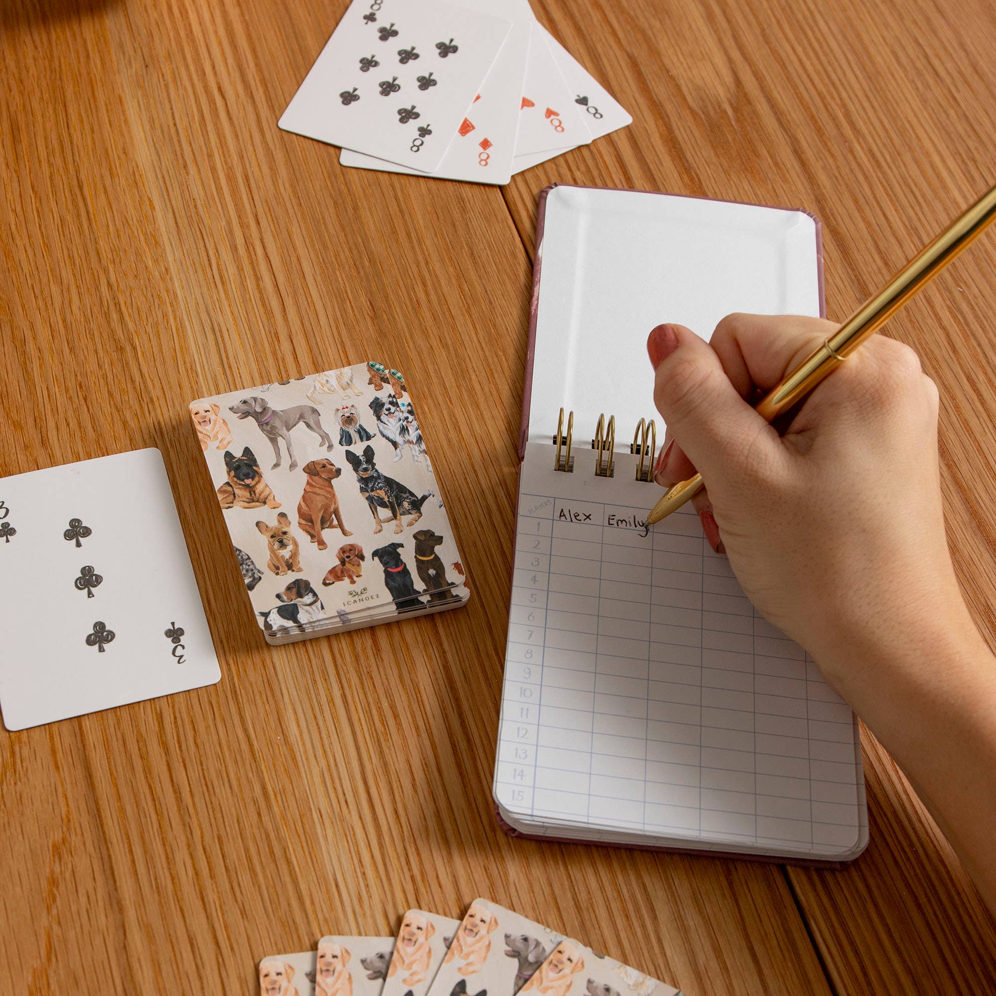 1canoe2 | One Canoe Two Paper Co. - Wholesale Playing Cards - Furry Friends Dogs Playing Cards + Scorekeeping Set4