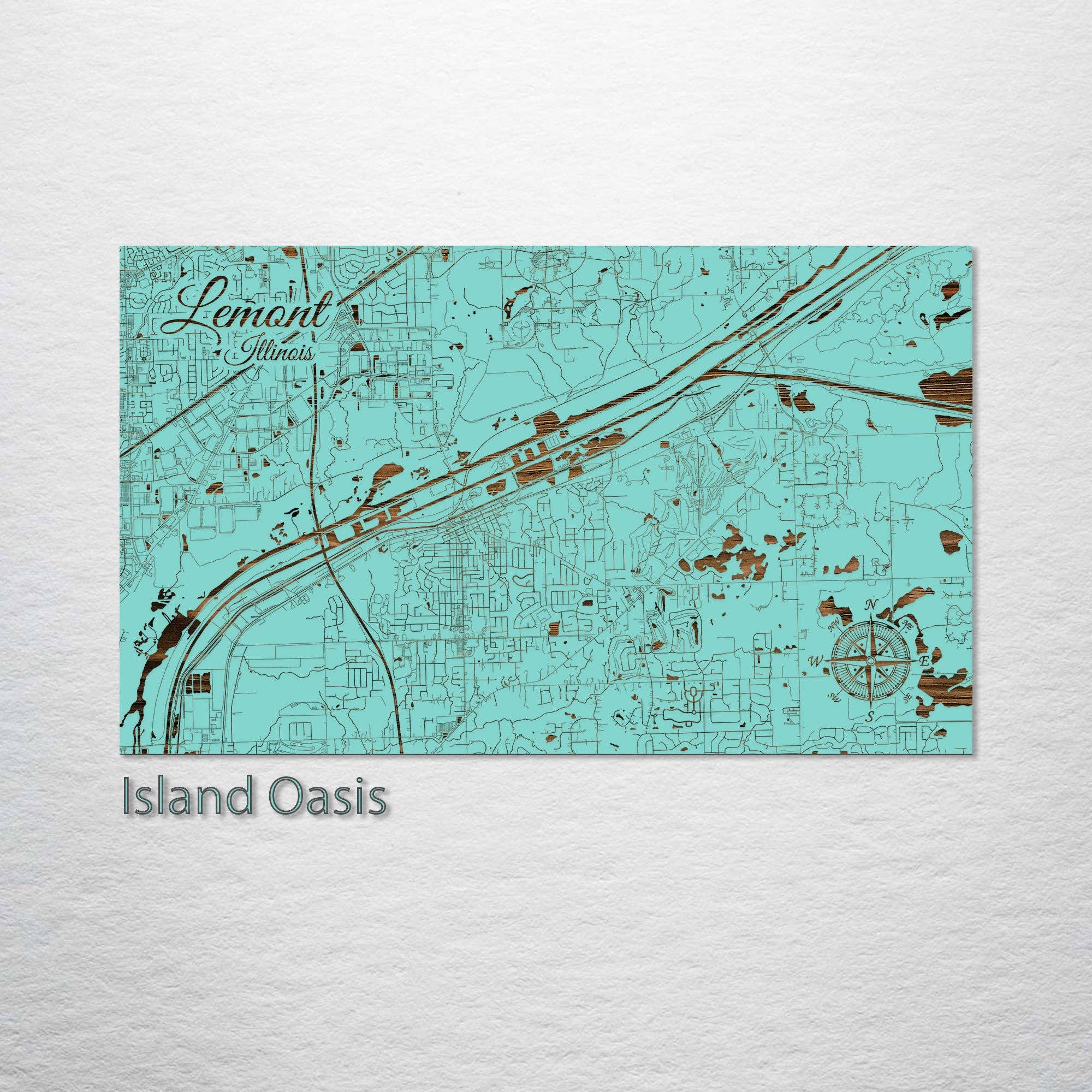 Fire & Pine - Wholesale Map - Illinois: Lemont  Street Map0