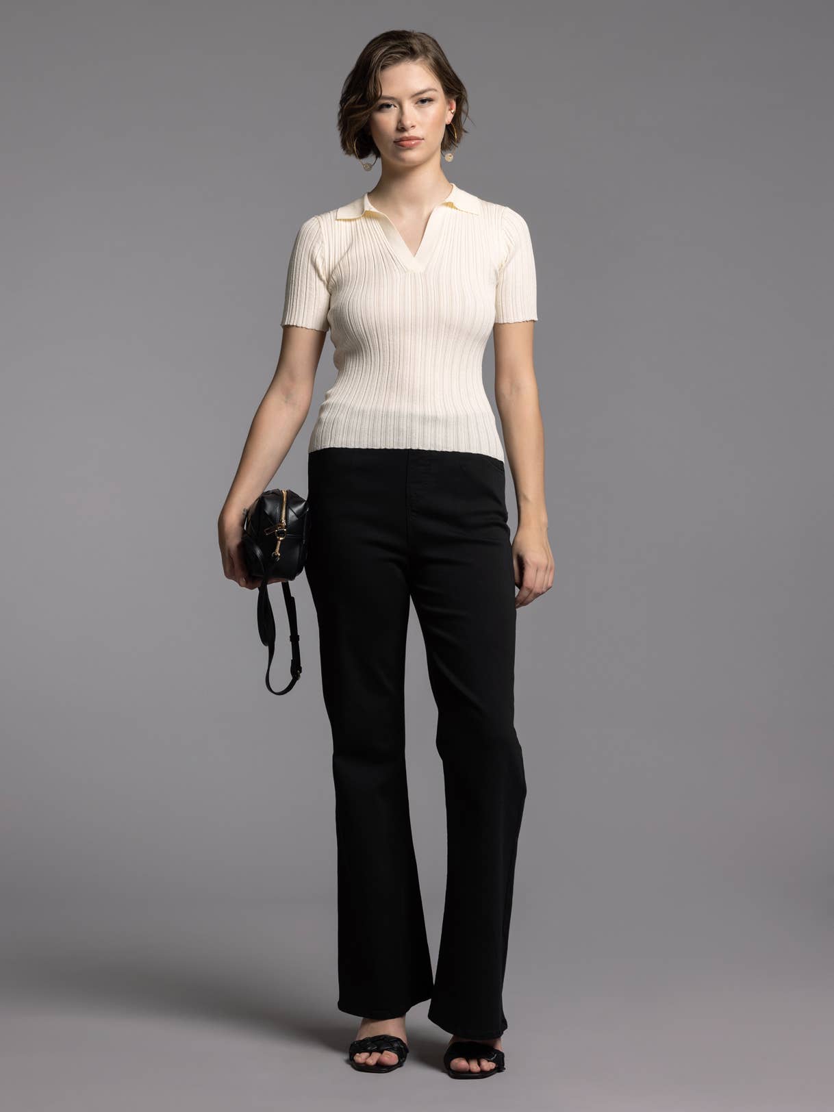 Weekend Los Angeles - Wholesale Knit Top - Women's - Collared Knit Top - COURTNEY TOP5