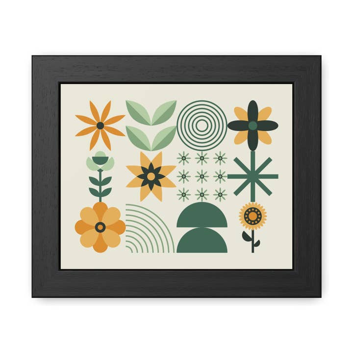 Casa de Campo 2 - Póster Enmarcado Botánico - Arte Floral Moderno para Decoración del Hogar para venta al por mayor de Donkey Laserbeam