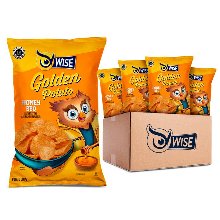 Honey BBQ Potato Chips for wholesale by Wise Foods