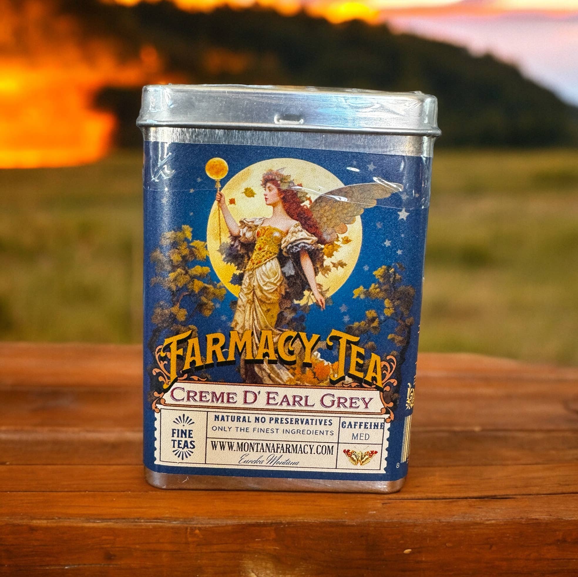 Montana Farmacy - Wholesale Tea Bags - Travel Tea TIN with Angel of Earl Grey Cream Tea bags 2