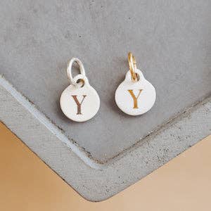 Bel Kai - Wholesale Individual Charm/Pendant - Ceramic Initial Charm51