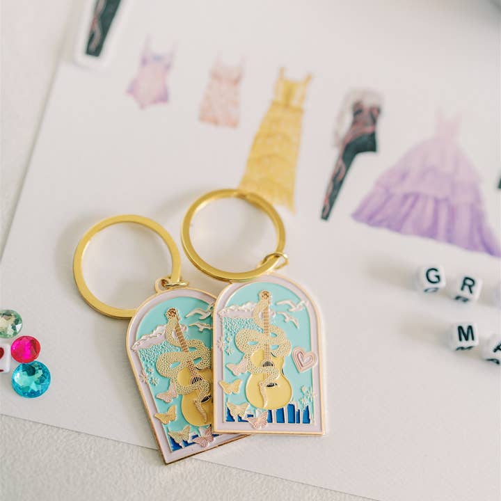 Gracefully Made Art - Wholesale Keychain - Women's - Taylor Swift Enamel Keychain