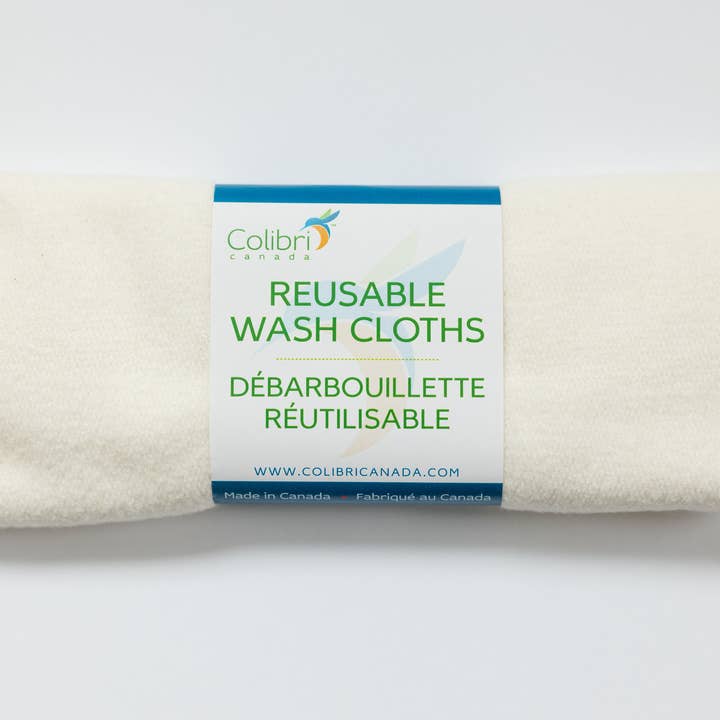 Bambu/Organisk Bomullsfrotté Tvättlappar - 24 för wholesale av Colibri Canada