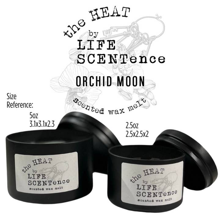 2pc Set Orchid Moon HEAT Container Wax Melts for wholesale by Life SCENTence