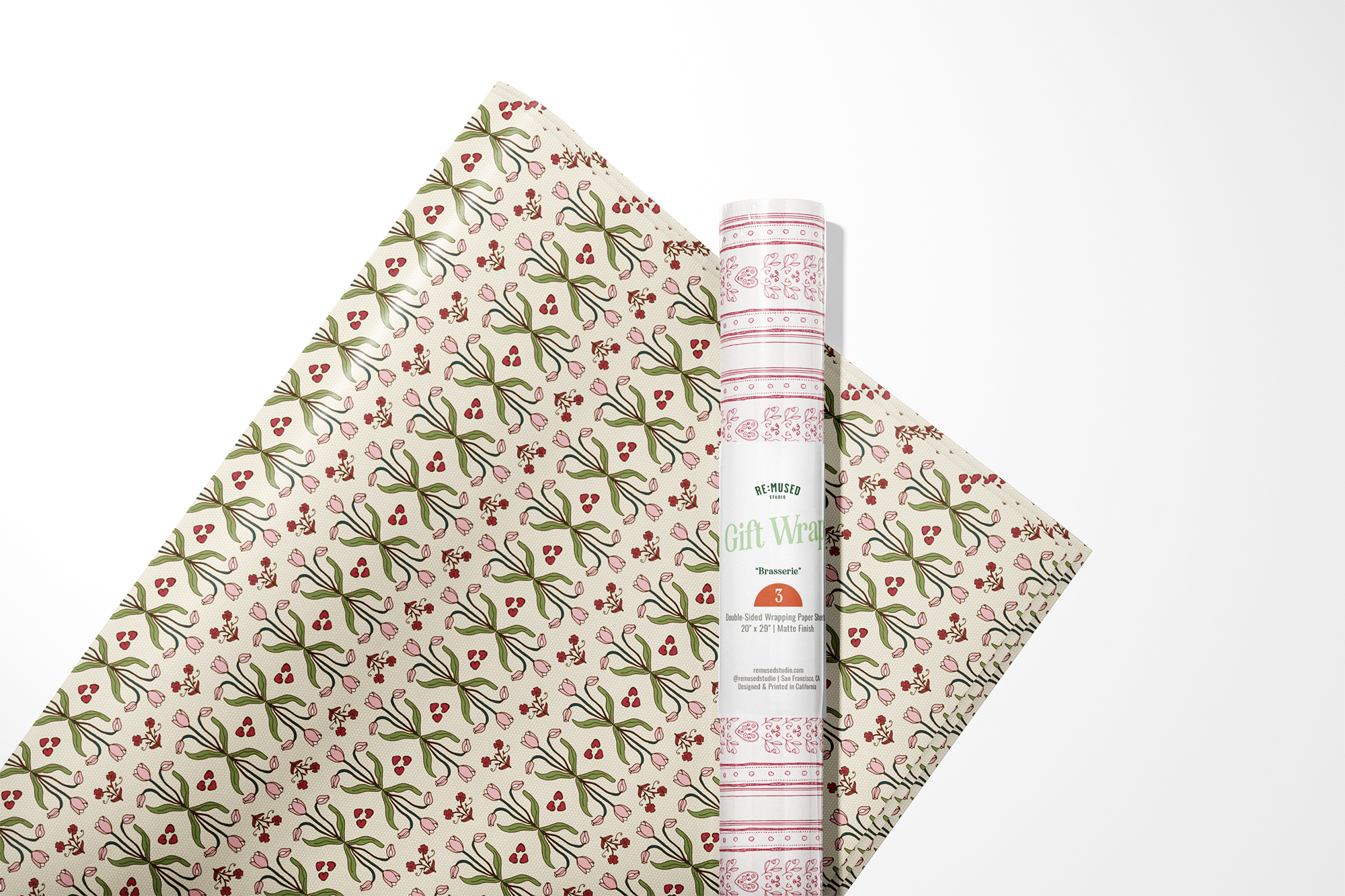re:mused studio – Engroshandel Gavepapir – Brasserie gavepapirark – dobbeltsidet9