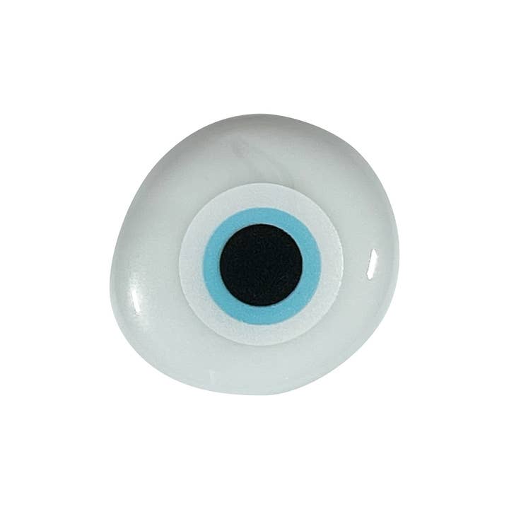 Lifeforce Glass, Inc. – wholesale Spiritual stone/crystal – Printed Evil Eye Palm Stone1