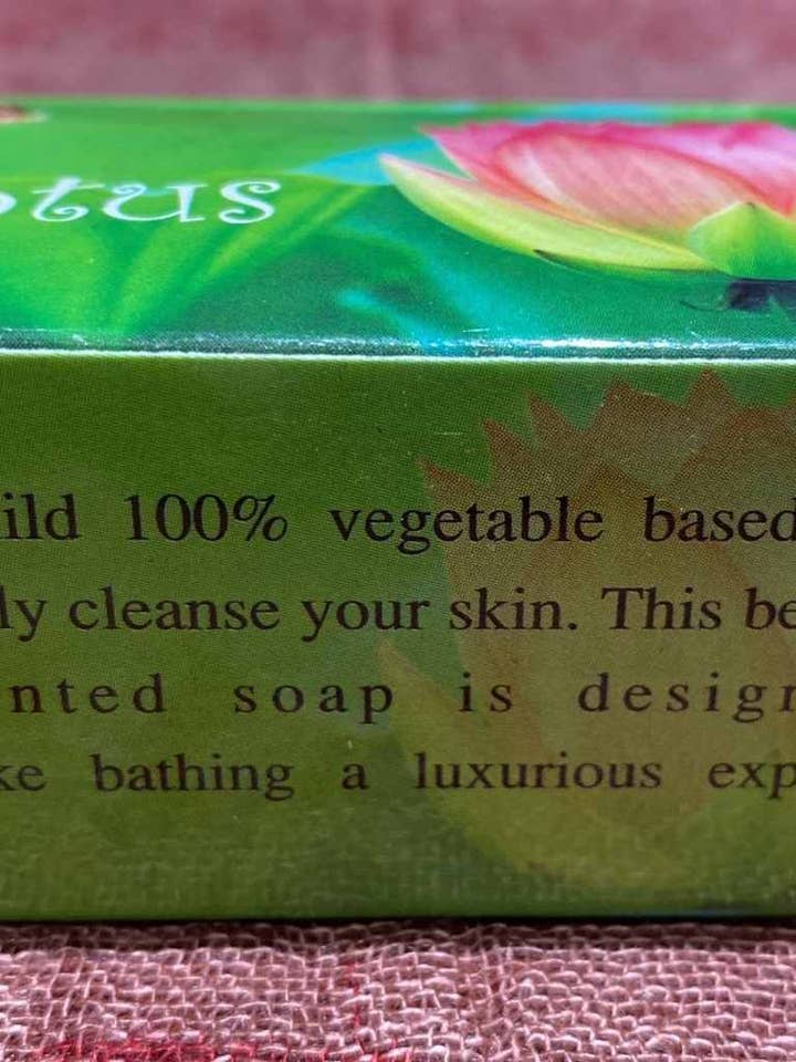 Kamini Lotus Vegetable Based Soap Bar for wholesale by Katmandu Trading Co.