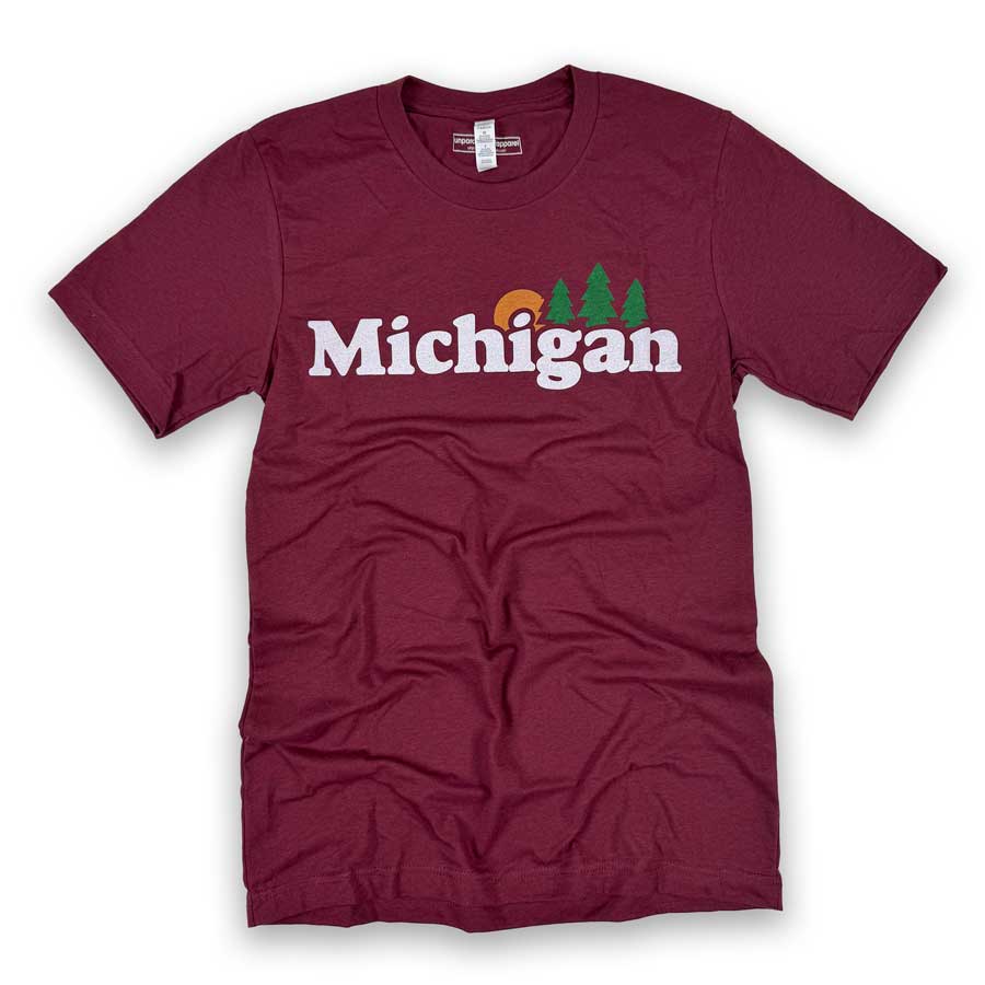 Unparalleled Apparel - Wholesale Screen Printed T-Shirt - Unisex - Michigan Classic T-Shirt3