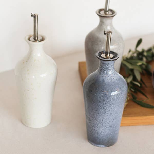 Companhia Atlântica - Wholesale Oil/Vinegar Dispenser - BREEZY Collection Ceramic Cruet Set1