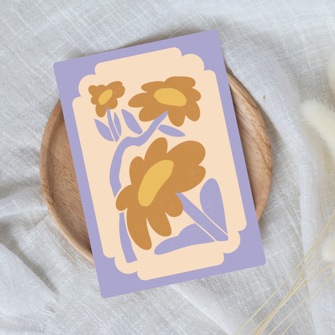 Paper Station - Vendita all'ingrosso Set di cartoleria/cancelleria - Set da 40 biglietti con fiori vintage in confezione bulk8