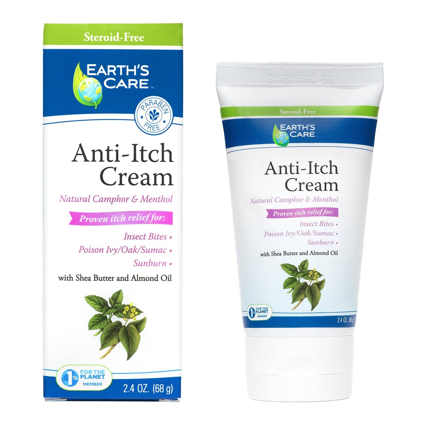 Everyday Supply Co - Wholesale Itch Ointment/Cream - Earth's Care Anti-Itch Cream - 2.4 oz0