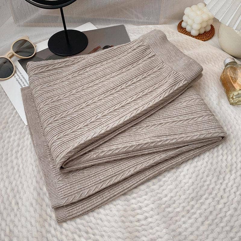 Marayn - Wholesale Pants - Women's - Soft Knit WideLeg Pants Korean Style Autumn Comfort4